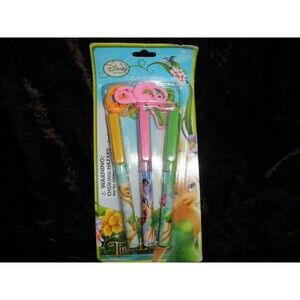 NEW DISNEY FAIRIES TINKERBELL (3 PACK BALLPOINT ROPE PEN SET)